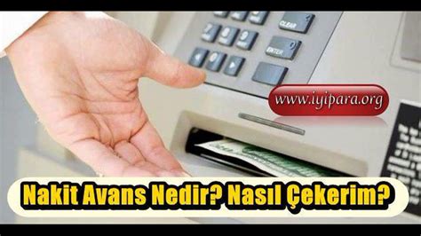 Nakit Avans Nedir?